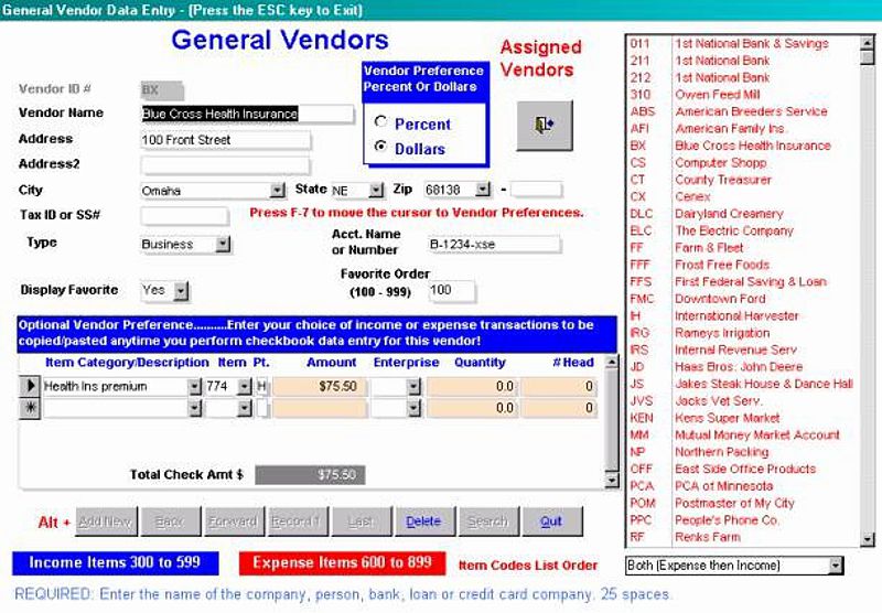 Detail Cash Transactions