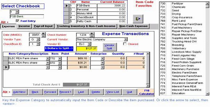 Detail Cash Transactions