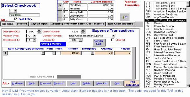 Detail Cash Transactions